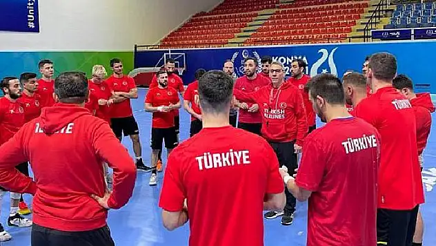 A Milli Erkek Hentbol Takımı, Konya'da kampa girdi
