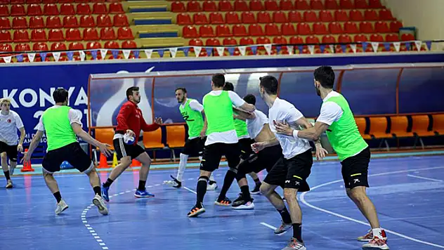 A Milli Erkek Hentbol Takımı Lüksemburg maçları hazırlıklarını sürdürüyor
