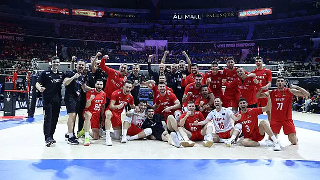 A Milli Erkek Voleybol Takımı, Dünya Şampiyonası'ndaki ilk maçını kazandı