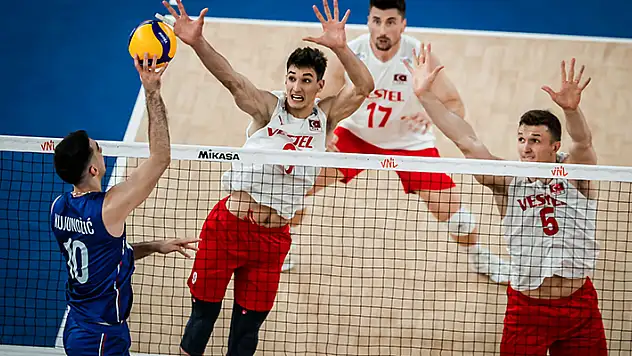 A Milli Erkek Voleybol Takımı, Sırbistan'a 3-1 mağlup oldu

