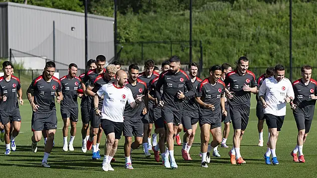 A Milli Futbol Takımı, ABD'deki ilk antrenmanını gerçekleştirdi