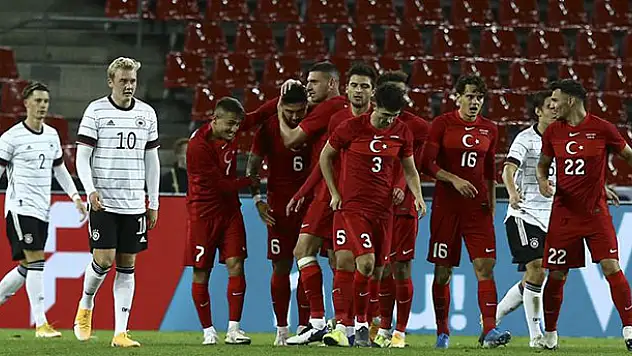 A Milli Futbol Takımı, Almanya ile berabere kaldı