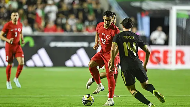 A Milli Futbol Takımı, hazırlık maçında Meksika'ya 1-0 mağlup oldu