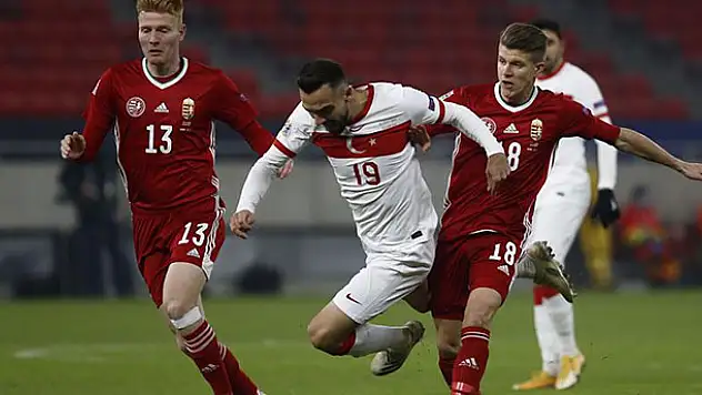 A Milli Futbol Takımı, Macaristan'a deplasmanda mağlup oldu