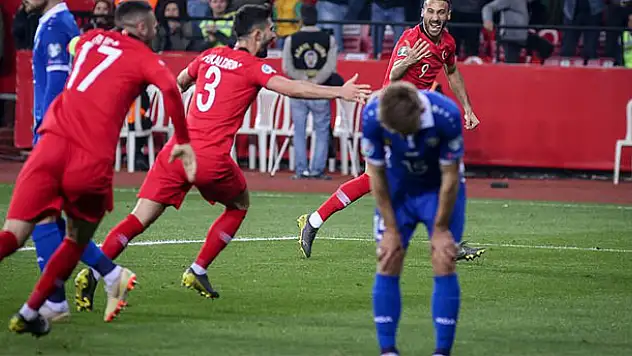 A Milli Futbol Takımından gol yağmuru