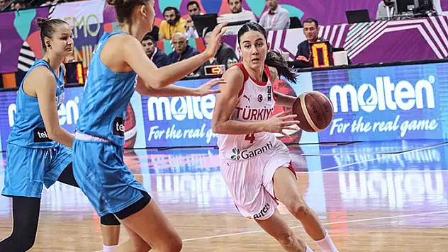 A Milli Kadın Basketbol Takımı, Avrupa Şampiyonası Elemeleri'nde Slovenya'yı yendi
