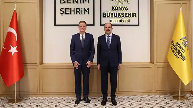 AB Türkiye Delegasyonu Başkanı Büyükelçi Landrut, Başkan Altay'ı ziyaret etti