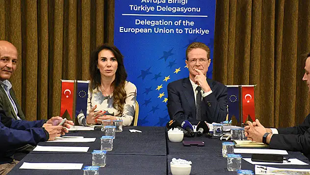 AB Türkiye Delegasyonu Başkanı Meyer-Landrut, Konya'da gazetecilerle bir araya geldi 