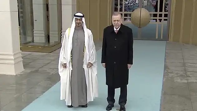 Abu Dabi Veliaht Prensi bin Zayid Türkiye'ye geldi
