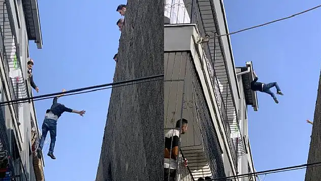 Adana'da eşine kızıp damdan atladı! Düştüğü yere kendi de inanamadı