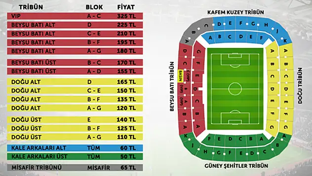 Adana Demirspor maçı biletleri satışa çıktı