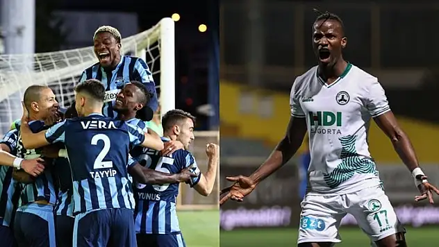 Adana Demirspor ve Giresunspor Süper Lig'e yükseldi!