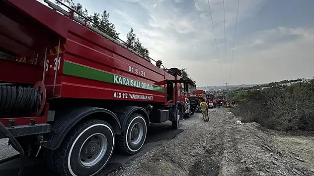 Adana'da çıkan orman yangını söndürüldü