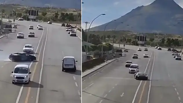 Adres: Konya! Lüks otomobille drift terörü kamerada