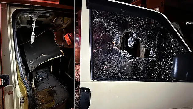 Adres Samsun: Arkadaşı kendisini gezdirmeyince kamyoneti yaktı
