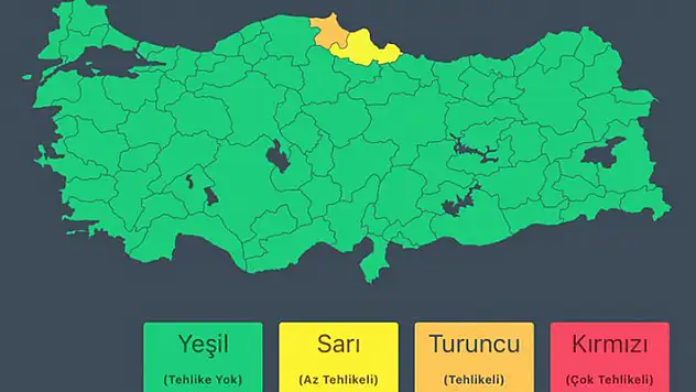 AFAD uyarıda bulundu Sinop'ta kuvvetli sağanak bekleniyor
