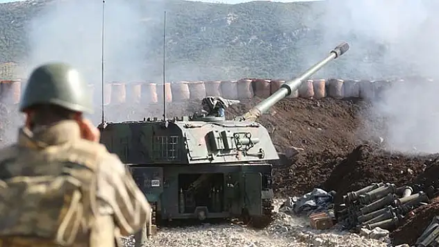 Afrin'deki üs bölgesine teröristlerden saldırı