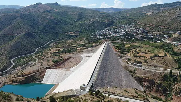 Afşar Hadimi Barajı'nda su tutuldu
