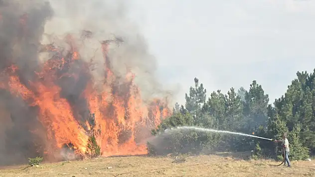 Afyonkarahisar Akharım'daki yangın kontrol altına alındı
