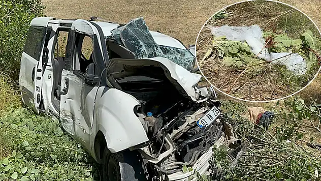 Afyonkarahisar-Konya kara yolunda gelin almadan dönen araç kaza yaptı, biri ağır 3 kişi yaralandı
