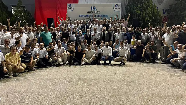 AGD-MGV mezunları Konya'da hasret giderdi