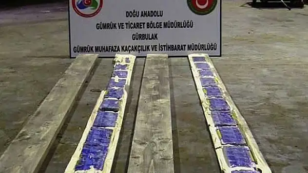 Ağrı'da 163 kilo eroin ele geçirildi