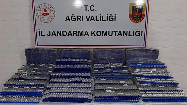 Ağrı'da 27,1 milyon liralık ilaç kaçakçılığı engellendi
