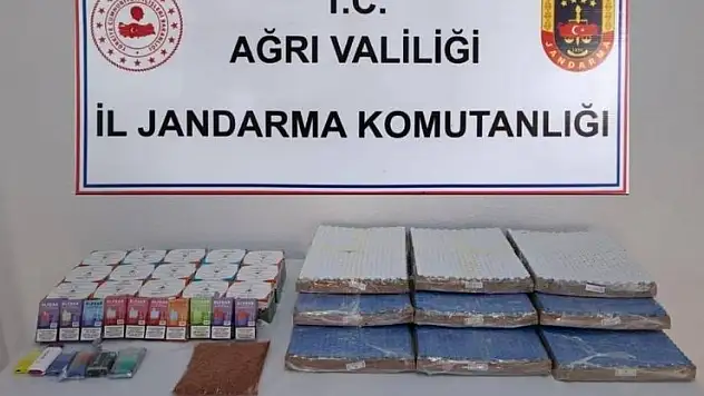 Ağrı'da binlerce kaçak botoks ve vücut geliştirme ilacı ele geçirildi