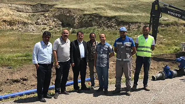 Ahırlı'da içme suyu isale hatları yenileniyor