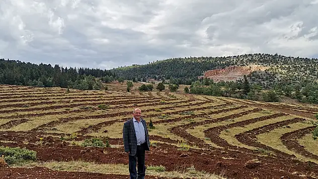 Ahırlı'da 'Kuruçay Bal Ormanı' için çalışmalar devam ediyor
