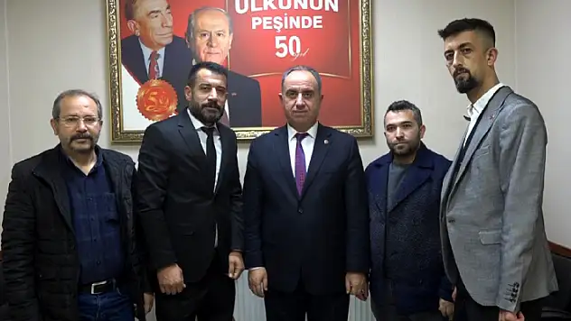 Ahmet Ateş'ten MHP İl Başkanı Karaarslan'a ziyaret

