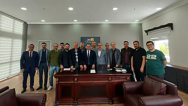 Ahmet Bilgiç'e hayırlı olsun ziyareti

