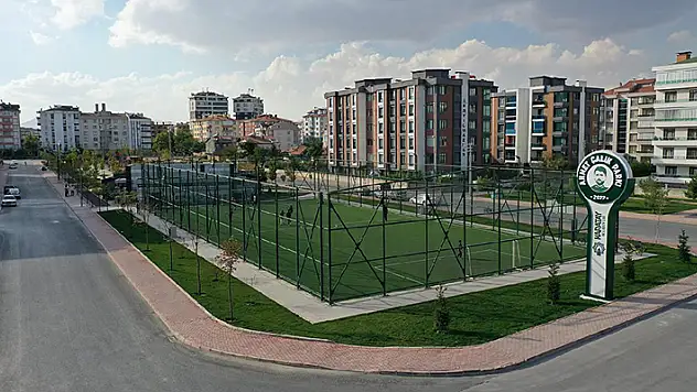 Ahmet Çalık Parkı açılıyor