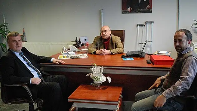 Ahmet Şan'dan Gazetemize ziyaret