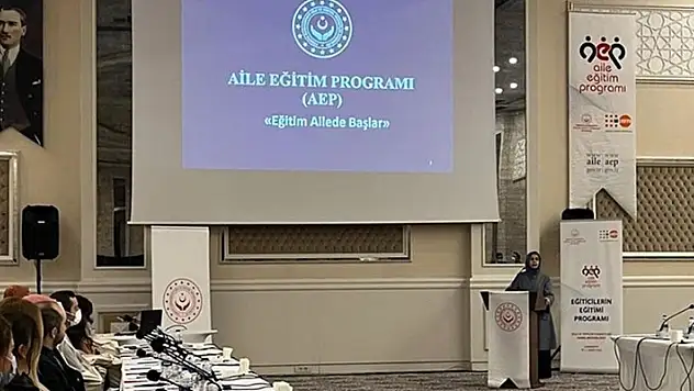 Aile Eğitim Programı ile 8 ayda 300 bin kişiye eğitim verildi
