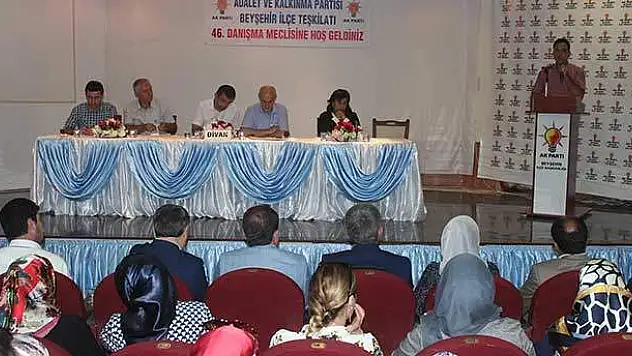 AK Parti Beyşehir 46. Danışma Kurulu toplantısı
