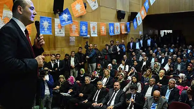 AK Parti Genel Başkan Yardımcısı Soylu, Siirt'te