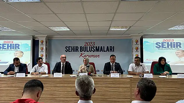 AK Parti Grup Başkanvekili Leyla Şahin Usta Karaman'da konuştu
