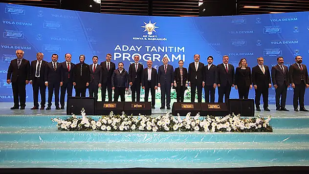 Ak Parti Konya'daki  milletvekili adaylarını tanıttı