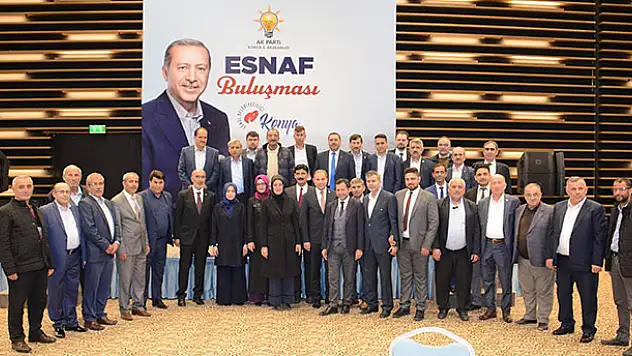 AK Parti Konya'dan Esnaf Buluşması programı