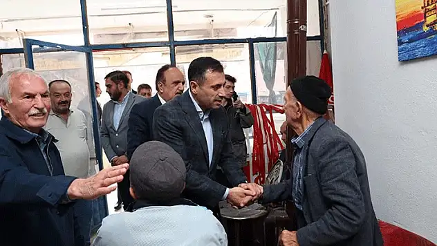 AK Parti Konya İl Başkanı Fatih Özgökçen Taşkent'te esnaf ziyaretinde bulundu