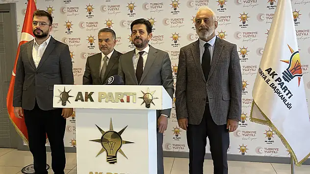 AK Parti Konya İl Başkanlığı'ndan Filistin açıklaması! 