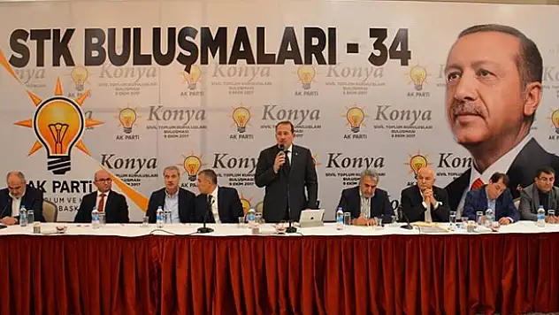 Ak Parti Konya İl Teşkilatı'ndan meslek odaları ve STK buluşmaları