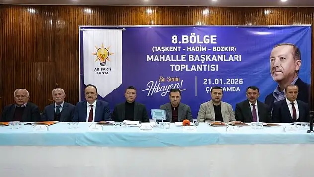 AK Parti Konya ilçelerde vatandaşlarla buluşuyor