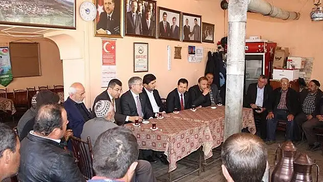 AK Parti Konya Milletvekili adayları Derbent'te