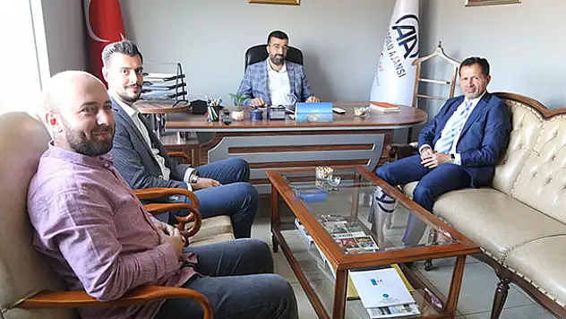 AK Parti Konya Milletvekili Altunyaldız, AA Konya Bölge Müdürü Yerlikaya'yı ziyaret etti