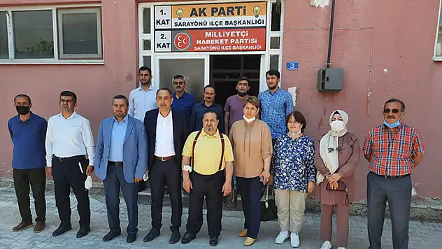 AK Parti Konya Milletvekili Hacı Ahmet Özdemir, Sarayönü'nü ziyaret etti
