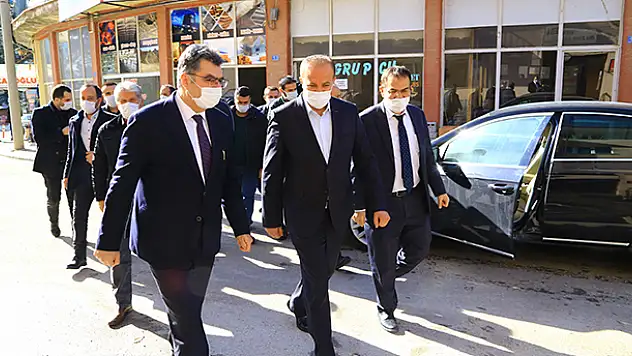 AK Parti Konya Milletvekili Orhan Erdem, Hadim'i ziyaret etti