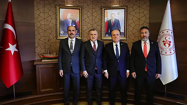 AK Parti Konya Milletvekilleri ve  Başkan Altay, Ankara'da bakanlarla bir araya geldi