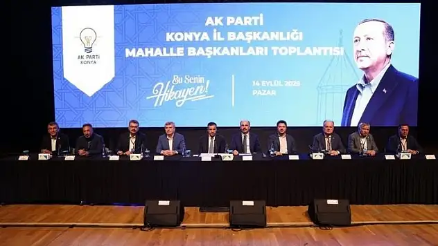 AK Parti Konya'dan mahalle başkanları toplantısı